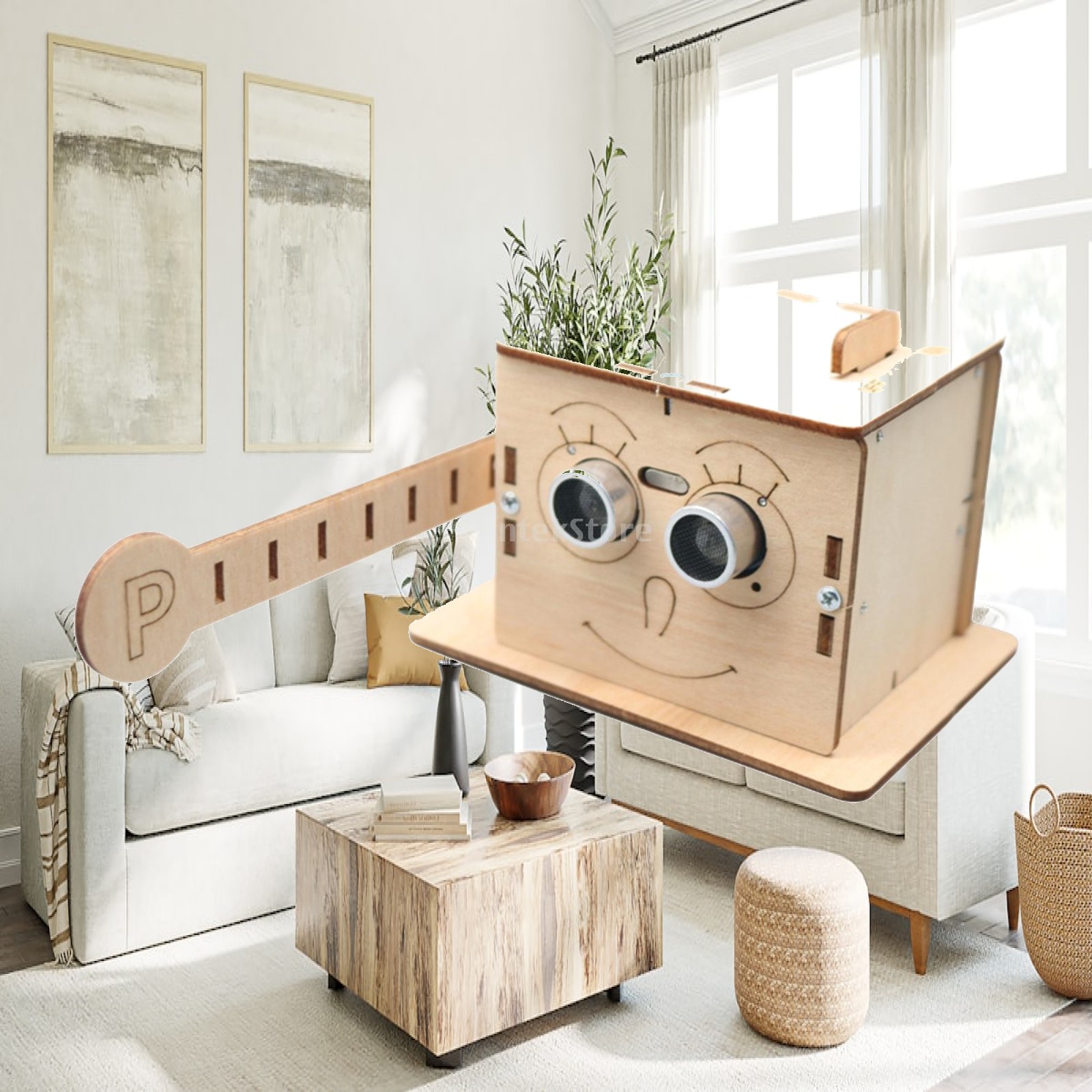 Diy Electronics Kits For Kids - Kit de Juguetes de Madera, Barrera