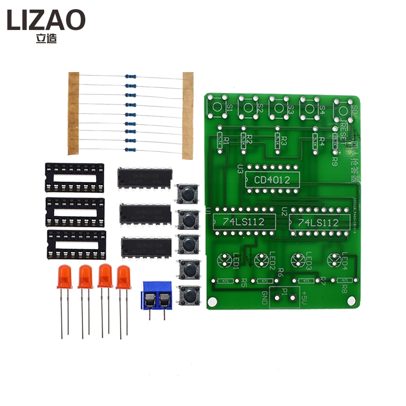 Diy Electronics Learning Kit - Kit Electrónico DIY LIZAO para Cuatro