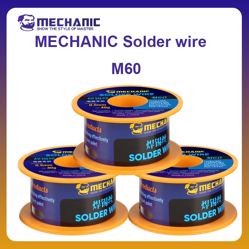 Diy Electronics Flux - Alambre de Soldadura Oficial MECHINC M60