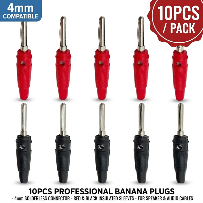 Diy Electronics Audio - Conector de enchufe tipo banana de