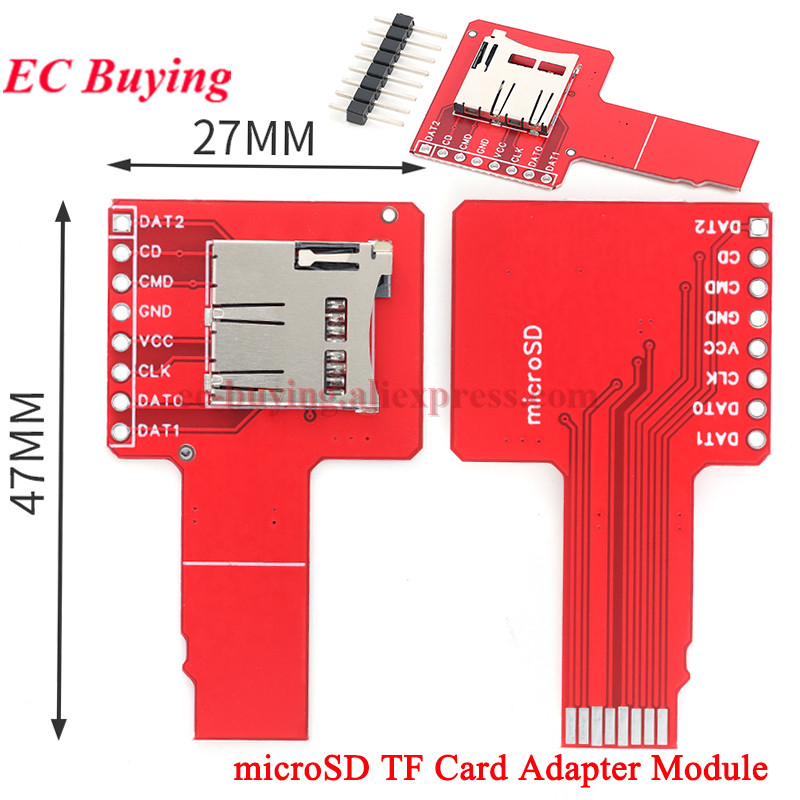 Sd Card Module Spi - Tarjeta Micro SD TF, adaptador SPI,