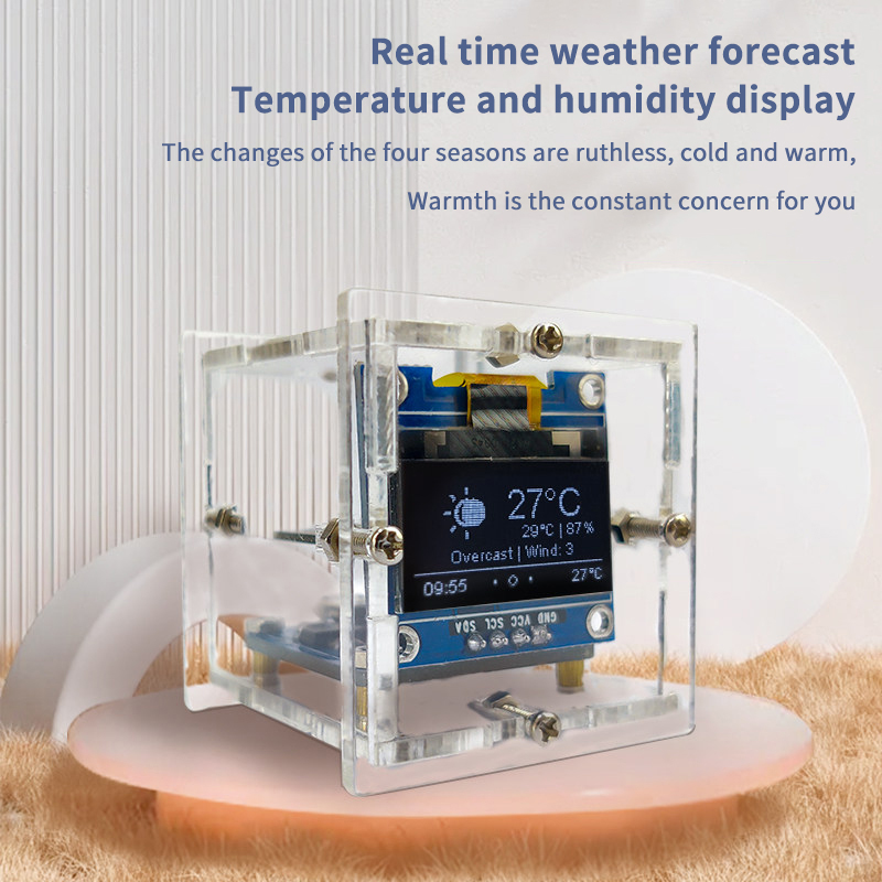 Kit de Reloj Meteorológico Min - Diy Electronics Soldering Kit reseña y precio