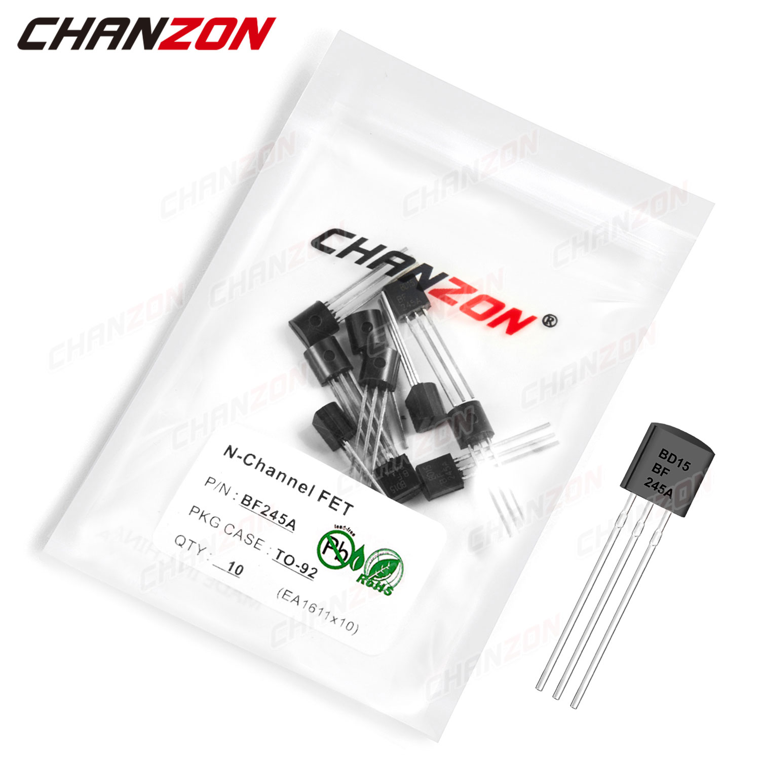Transistor de RF JFET BF245A T - Diy Electronics Youtube Channel reseña y precio