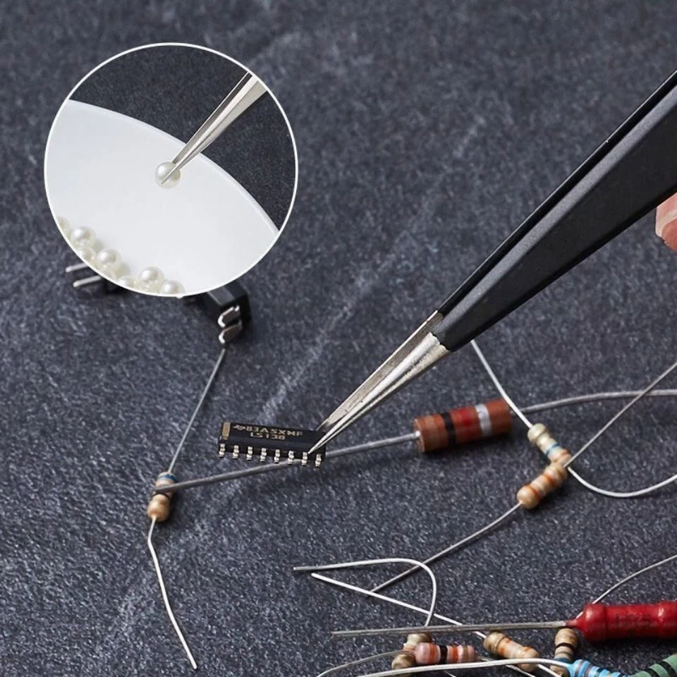 Juego de pinzas de precisión E - Diy Electronics Soldering Kit reseña y precio