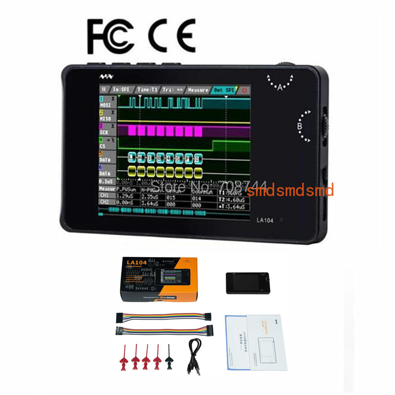Analizador Lógico Digital LA10 - Oscilloscope Dso Mini reseña y precio