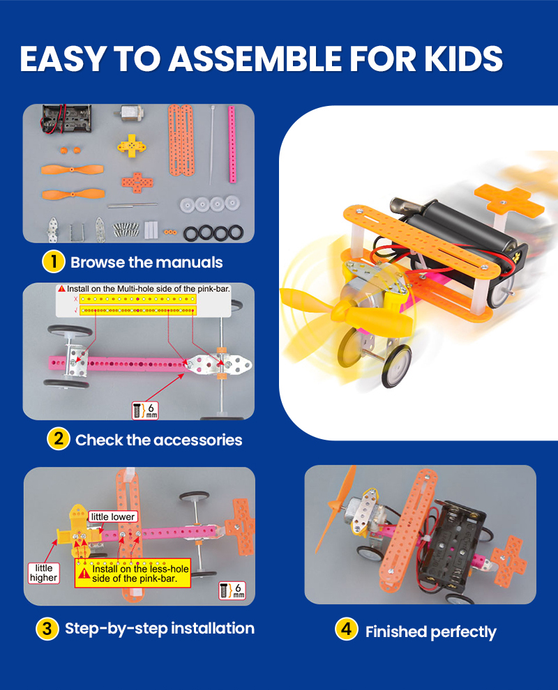 Kit de robótica de 6 piezas, e - Diy Electronics Kits For Kids reseña y precio