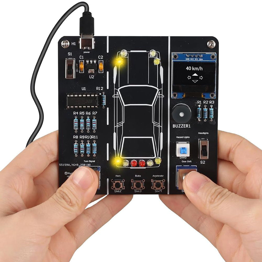 Kit de práctica de soldadura d - Diy Electronics Learning Kit reseña y precio