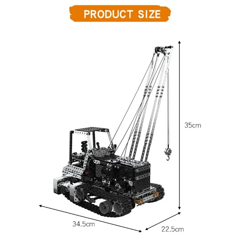Grúa Metálica RC para Armar, C - Diy Electric Car reseña y precio