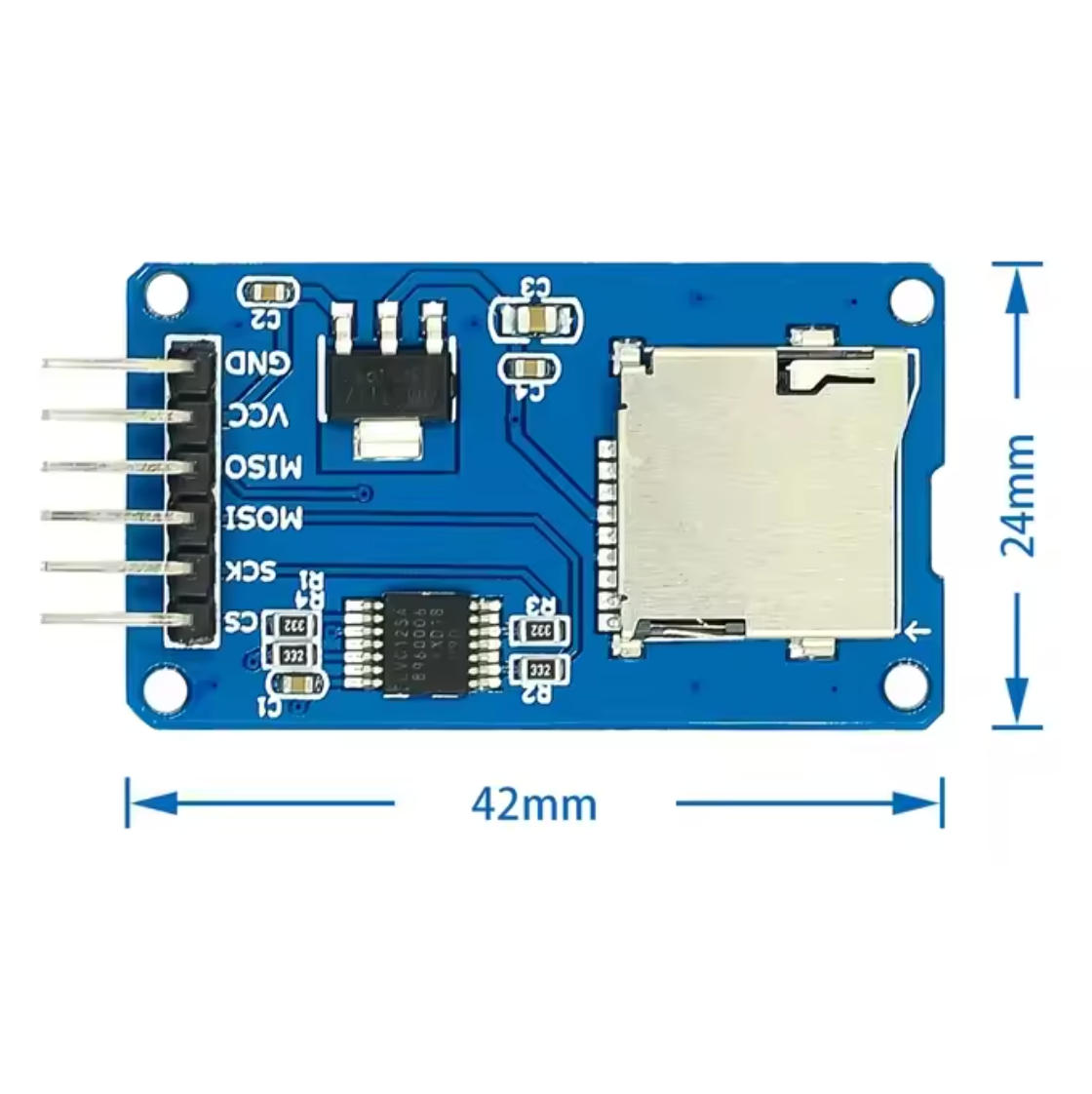 Módulo lector de tarjetas Micr - Sd Card Module Spi reseña y precio