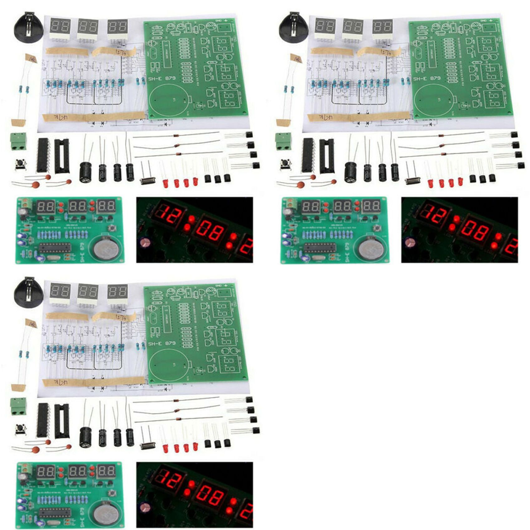 Kit de Reloj Electrónico con P - Diy Electronics Flux reseña y precio