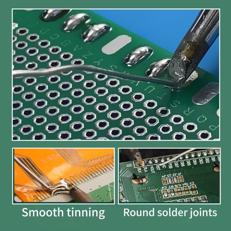 Alambre de soldadura con núcle - Diy Electronics Flux reseña y precio