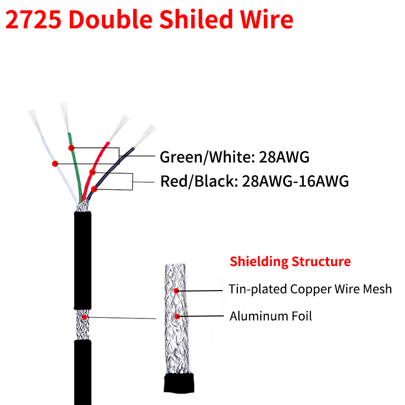 Cable blindado de 2M/10M 28AWG - Diy Electronics Audio reseña y precio