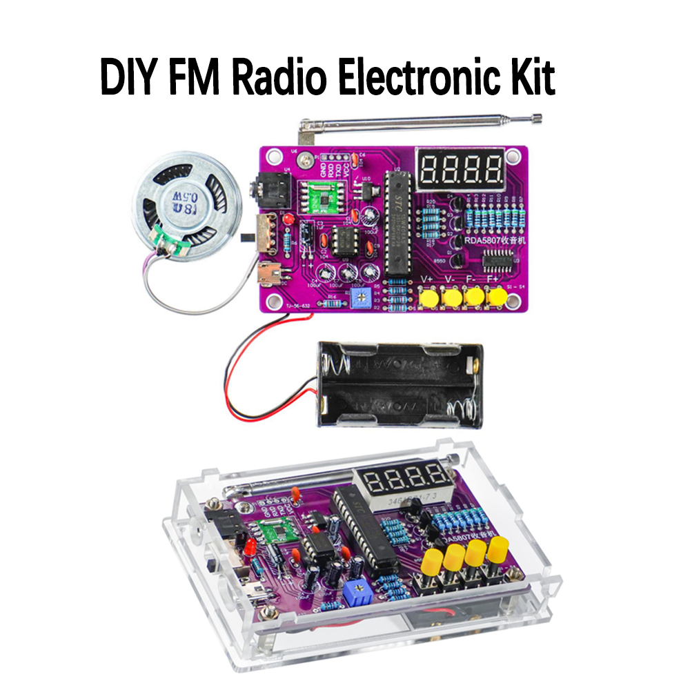 Kit Electrónico de Radio FM DI - Diy Electronics Soldering Kit reseña y precio