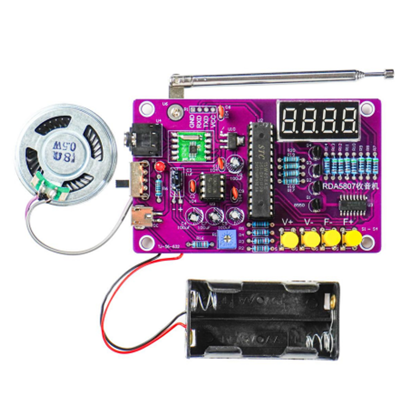 Kit Electrónico de Radio FM DI - Diy Electronics Soldering Kit reseña y precio