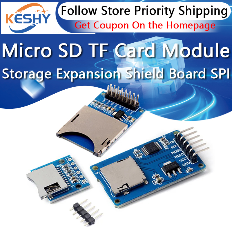 Placa de expansión de almacena - Sd Card Module Spi reseña y precio