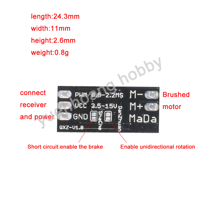 Módulo de controlador de Motor - Diy Boat Electronics reseña y precio