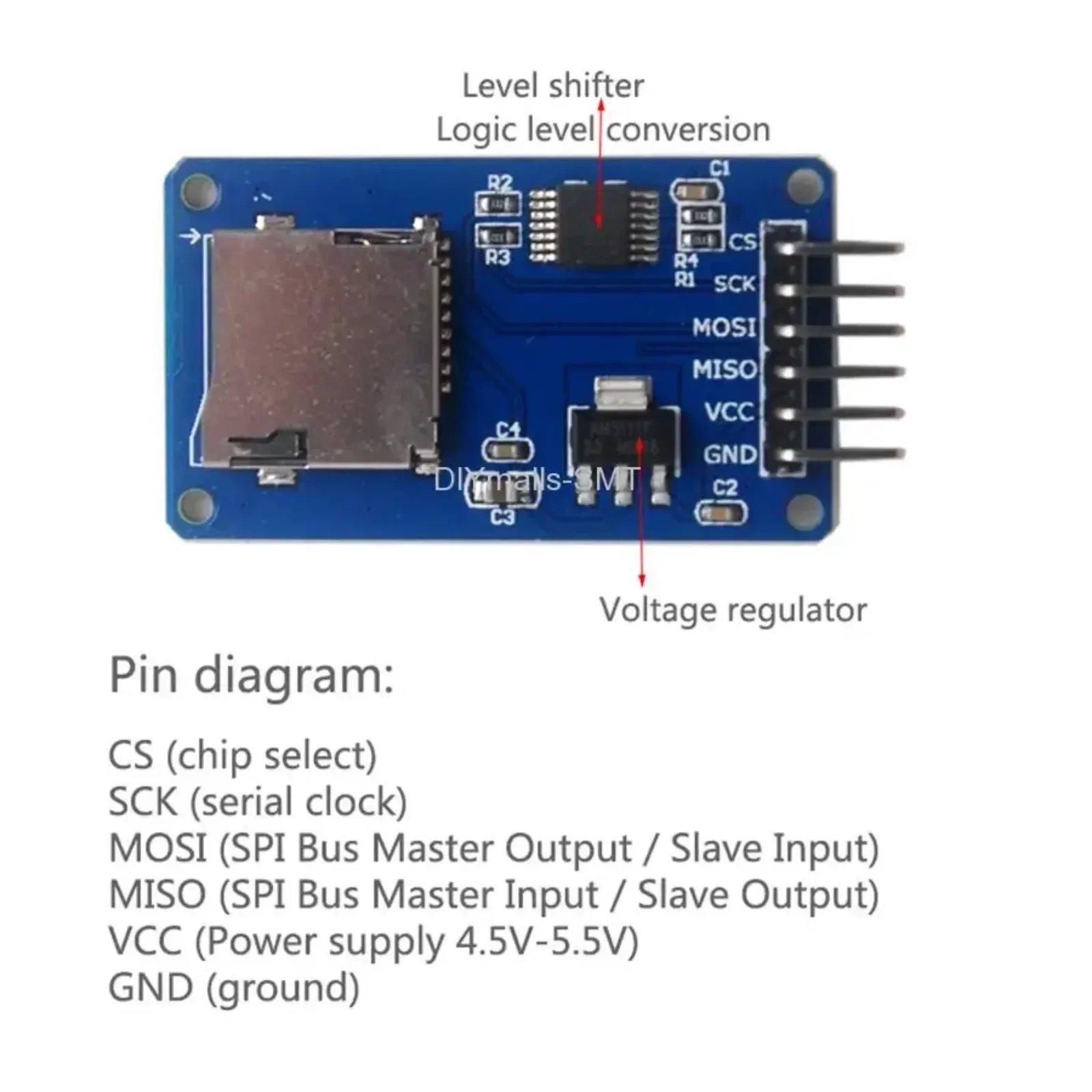 Módulo de tarjeta Micro SD con - Sd Card Module Spi reseña y precio