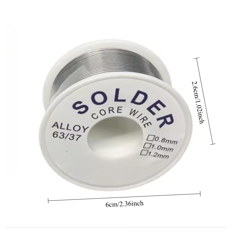 Alambre de soldadura con núcle - Diy Electronics Flux reseña y precio