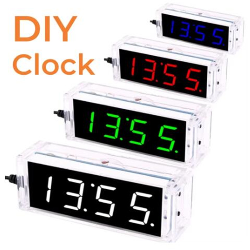 Kit de reloj Digital DIY, pant - Diy Electronics Learning Kit reseña y precio