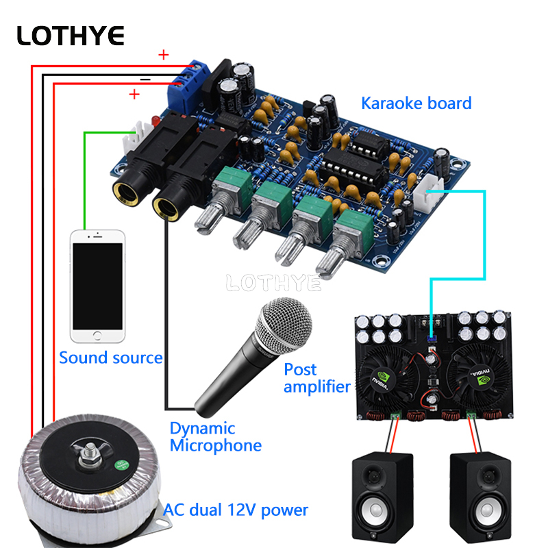 Placa amplificadora de micrófo - Diy Electronic Components reseña y precio