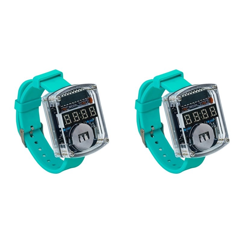 2X Kit de reloj LED DIY, reloj - Diy Electronics Learning Kit reseña y precio