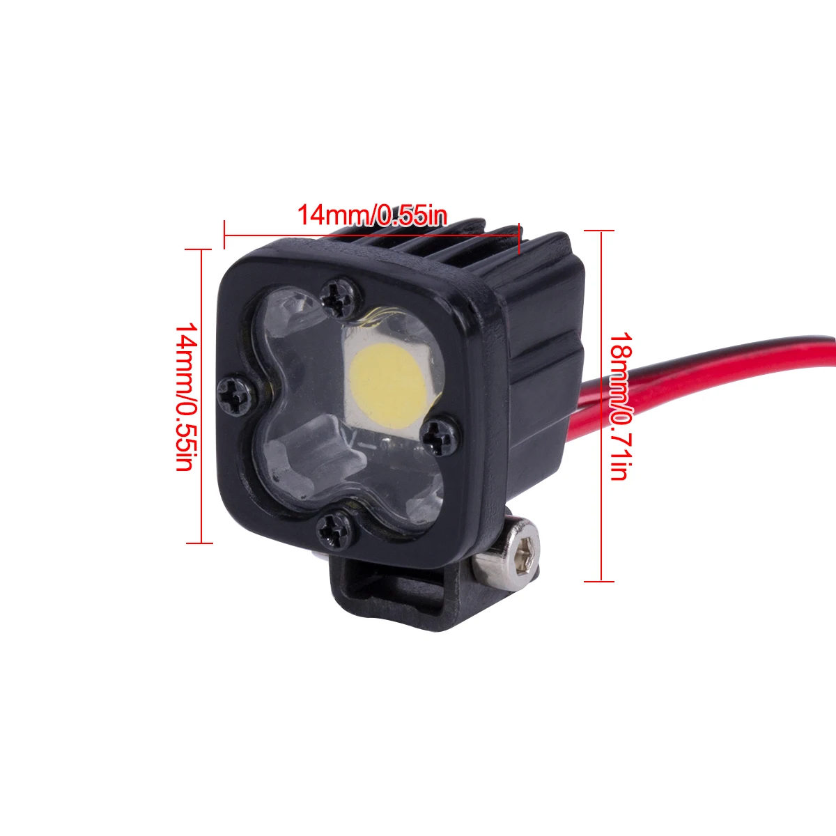 RC Car Square Bright LED luces - Diy Electric Car reseña y precio