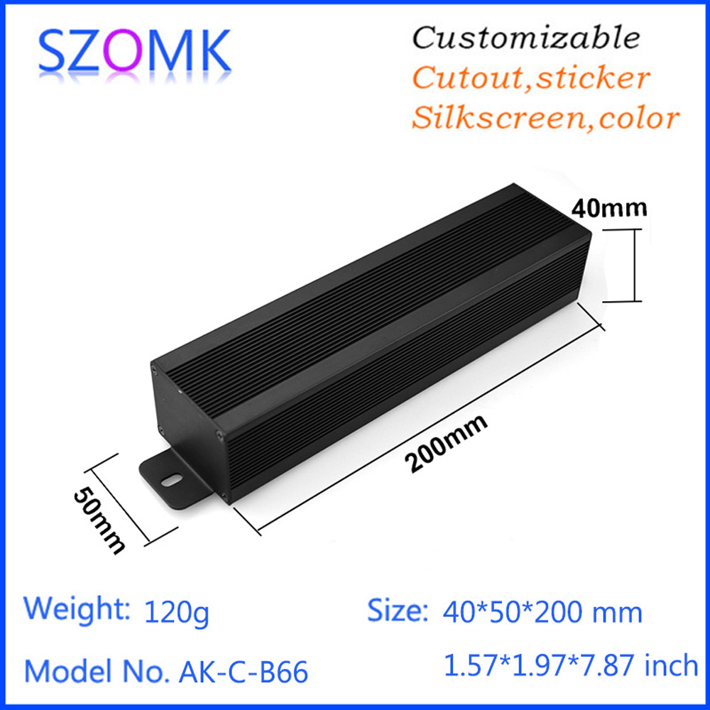 Caja de aluminio de 40x50x200m - Diy Projects With Electronics reseña y precio