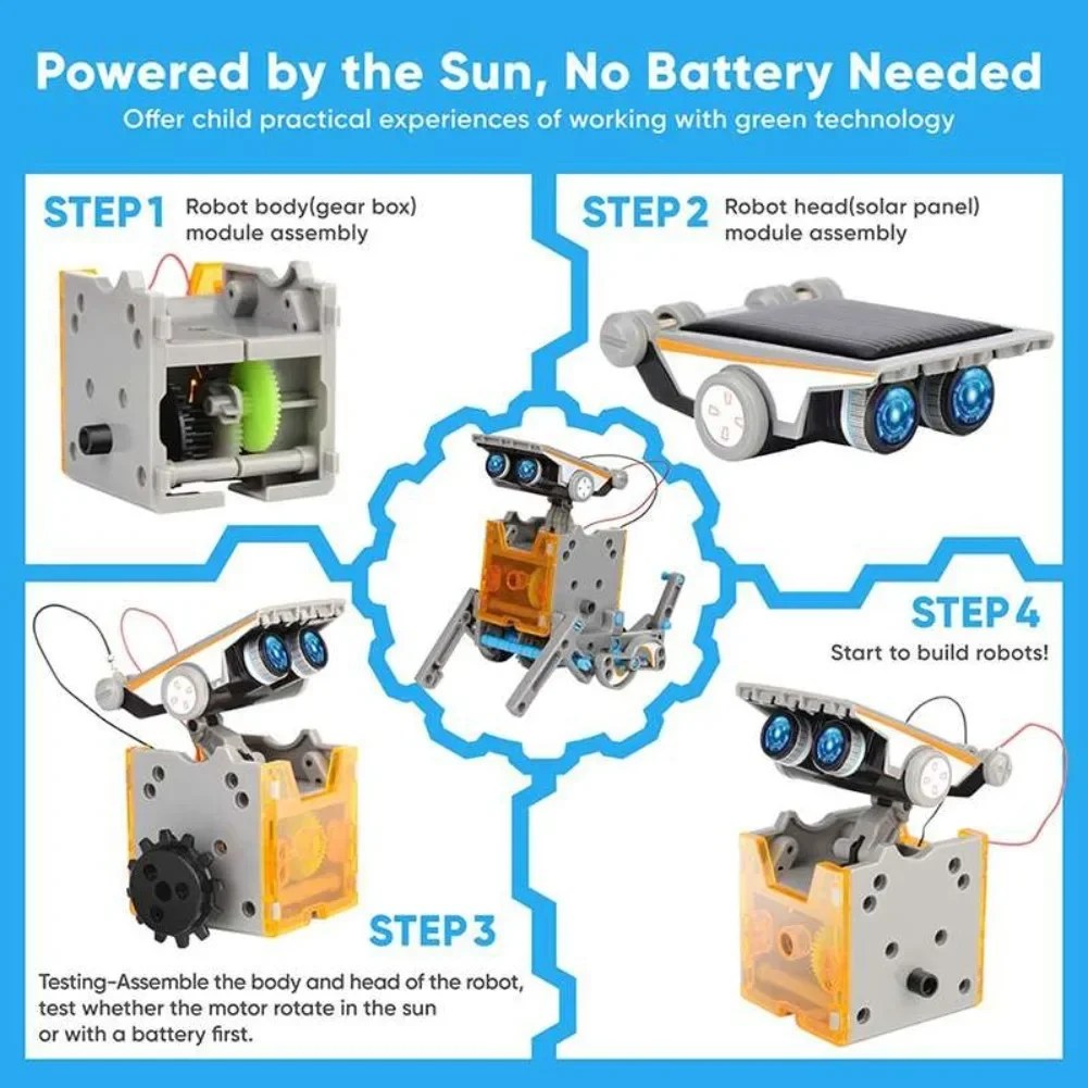Kit de ciencia Robot con energ - Diy Electronics Kits For Kids reseña y precio